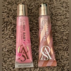 Victoria's Secret Lip Gloss Set - Candy Baby & Sugared Shortbread new and sealed